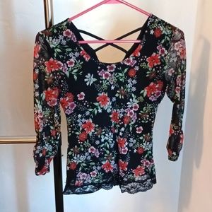Floral shirt, M